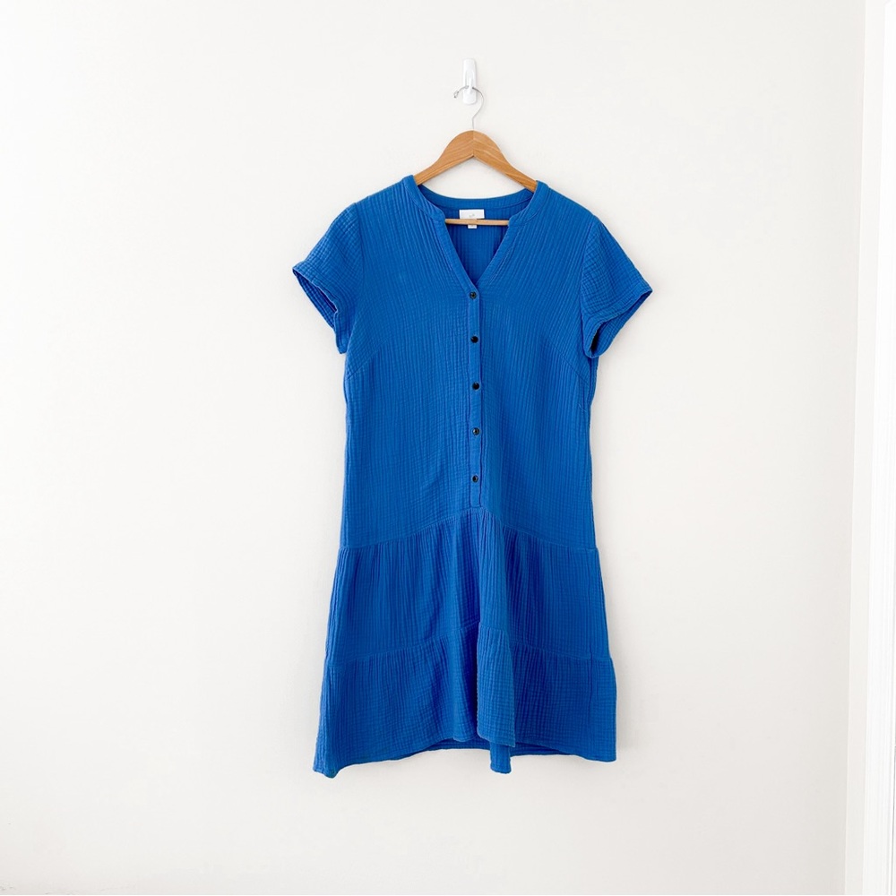 J. Jill Blue Mini Dress